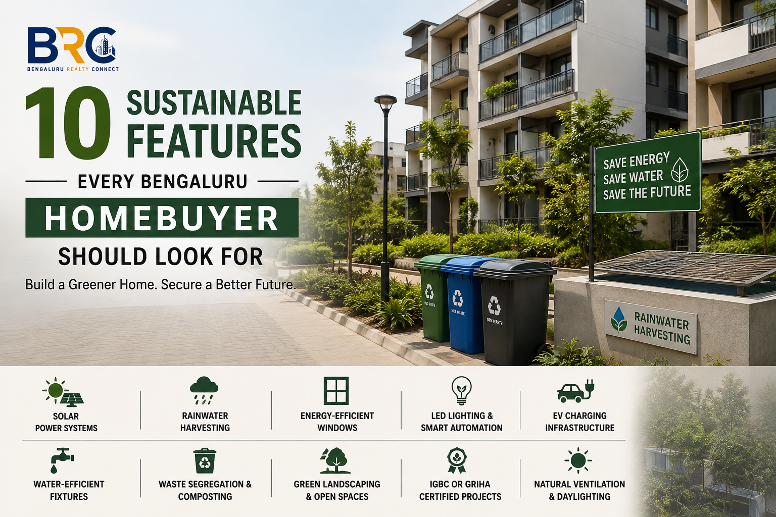 10 Sustainable Features Every Bengaluru Homebuyer Should Look For