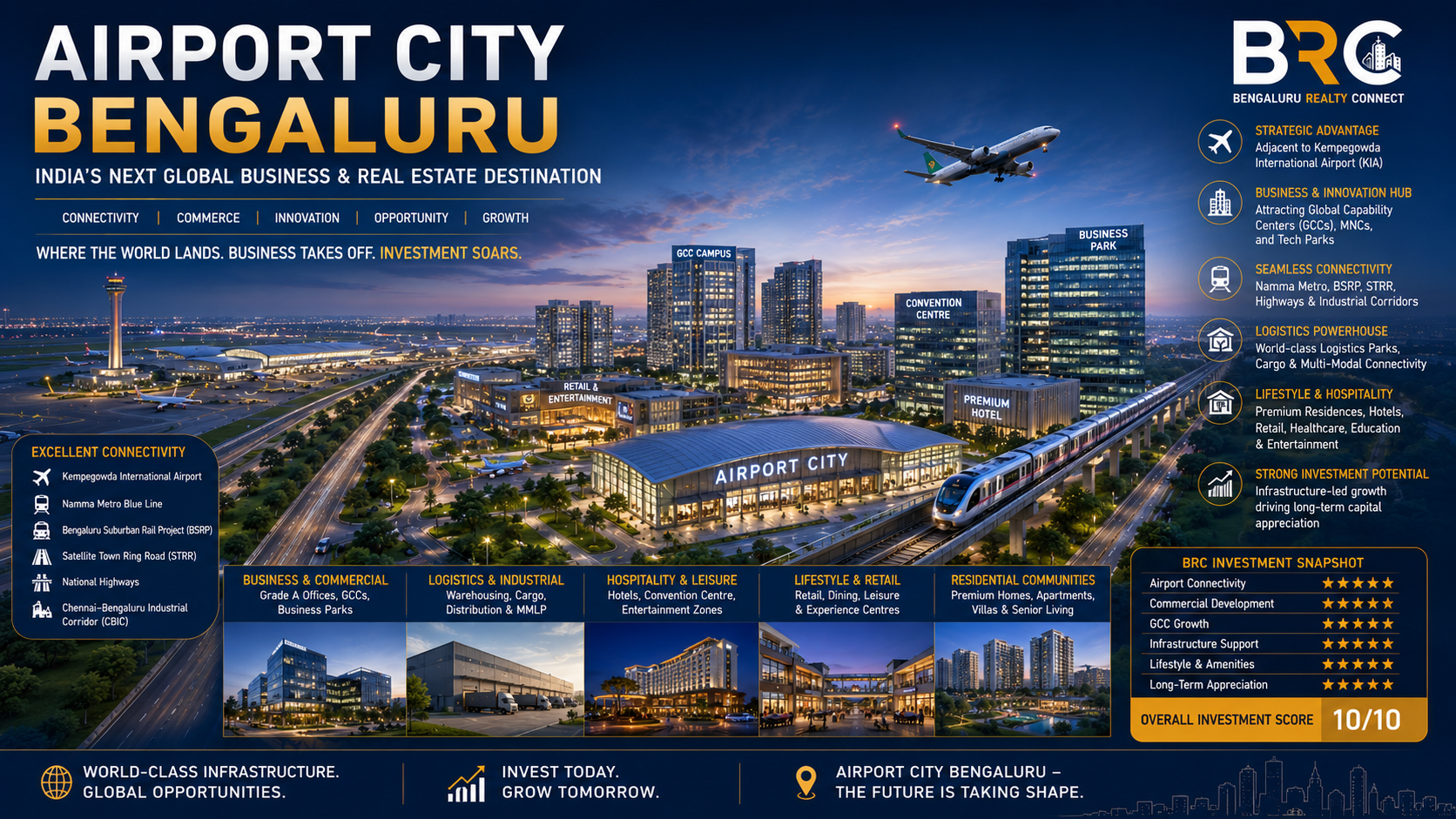 Airport City Bengaluru: Real Estate Investment Guide 2026 | BRC